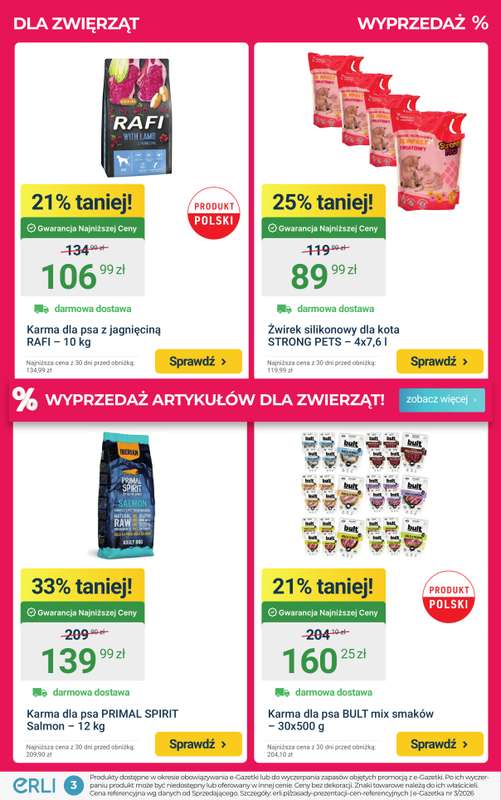 ERLI - gazetka promocyjna HOT PROMOCJE - Supermarket, AGD i Elektronika od poniedziałku 19.01 do niedzieli 25.01 - strona 3