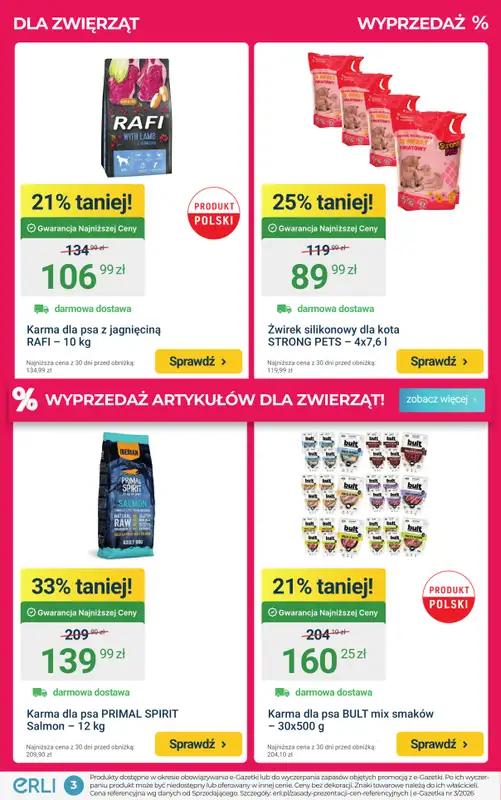 ERLI - gazetka promocyjna HOT PROMOCJE - Supermarket, AGD i Elektronika od poniedziałku 19.01 do niedzieli 25.01 - strona 3