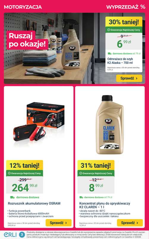 ERLI - gazetka promocyjna HIT DNIA – łap najlepszą okazję! od poniedziałku 19.01 do niedzieli 25.01 - strona 3