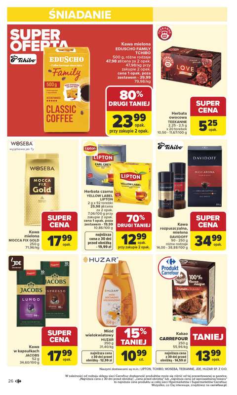 Carrefour - gazetka promocyjna Gazetka Carrefour od poniedziałku od poniedziałku 19.01 do niedzieli 25.01 - strona 28