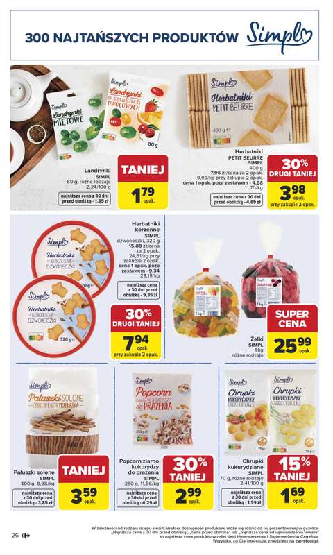 Carrefour - gazetka promocyjna Gazetka Produkt Carrefour od poniedziałku od poniedziałku 19.01 do soboty 31.01 - strona 26