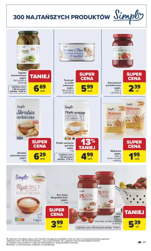 Carrefour - gazetka promocyjna Gazetka Produkt Carrefour od poniedziałku od poniedziałku 19.01 do soboty 31.01 - strona 25