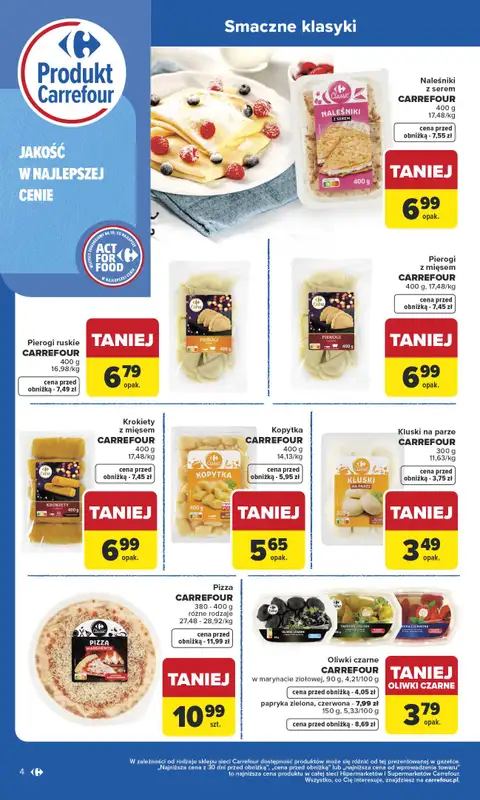 Carrefour - gazetka promocyjna Gazetka Produkt Carrefour od poniedziałku od poniedziałku 19.01 do soboty 31.01 - strona 4