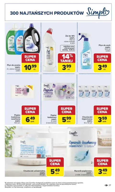 Carrefour - gazetka promocyjna Gazetka Produkt Carrefour od poniedziałku od poniedziałku 19.01 do soboty 31.01 - strona 27