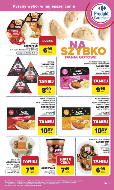 Carrefour - gazetka promocyjna Gazetka Produkt Carrefour od poniedziałku od poniedziałku 19.01 do soboty 31.01 - strona 5