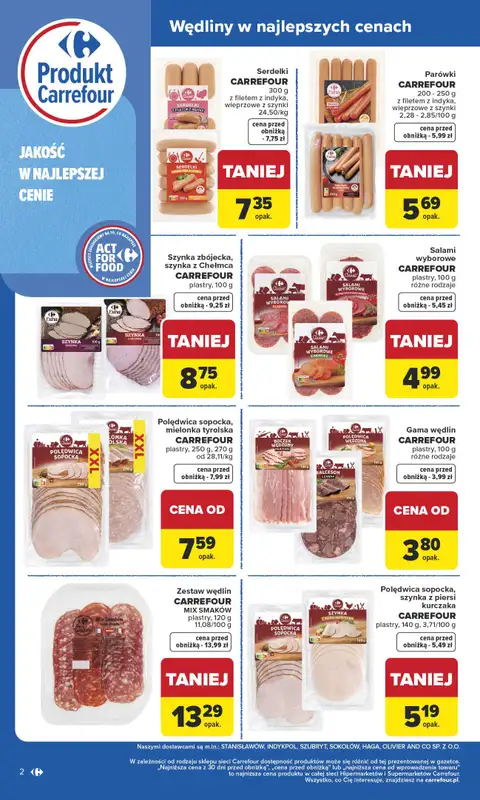 Carrefour - gazetka promocyjna Gazetka Produkt Carrefour od poniedziałku od poniedziałku 19.01 do soboty 31.01 - strona 2