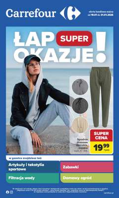 Carrefour - gazetka promocyjna Gazetka Łap super okazje od poniedziałku od poniedziałku 19.01 do soboty 31.01