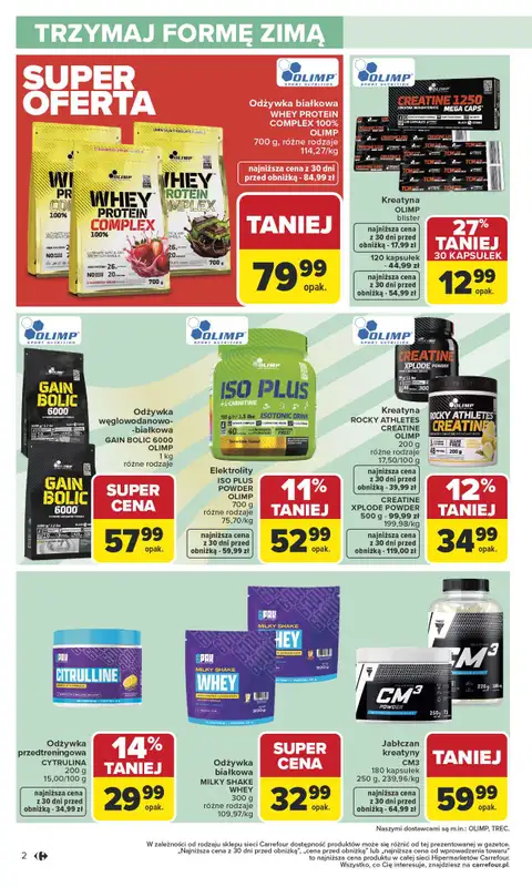 Carrefour - gazetka promocyjna Gazetka Łap super okazje od poniedziałku od poniedziałku 19.01 do soboty 31.01 - strona 2