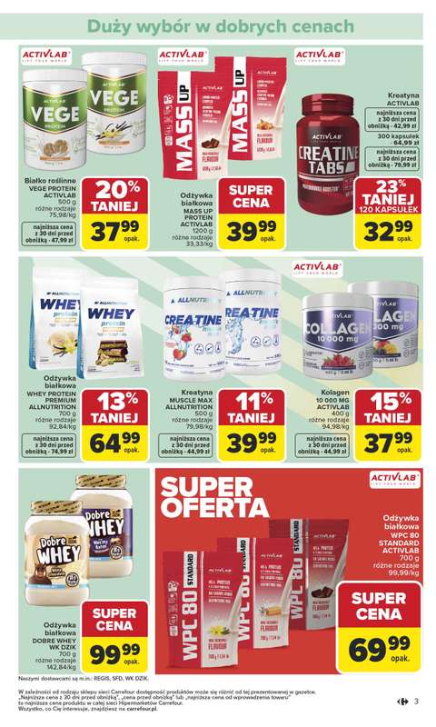 Carrefour - gazetka promocyjna Gazetka Łap super okazje od poniedziałku od poniedziałku 19.01 do soboty 31.01 - strona 3