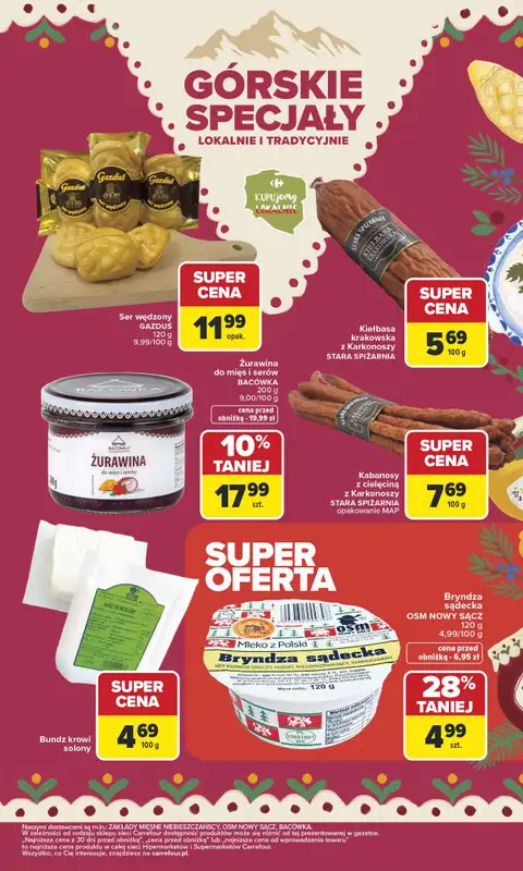 Carrefour - gazetka promocyjna Gazetka Górskie specjały od poniedziałku 19.01 do soboty 31.01 - strona 3