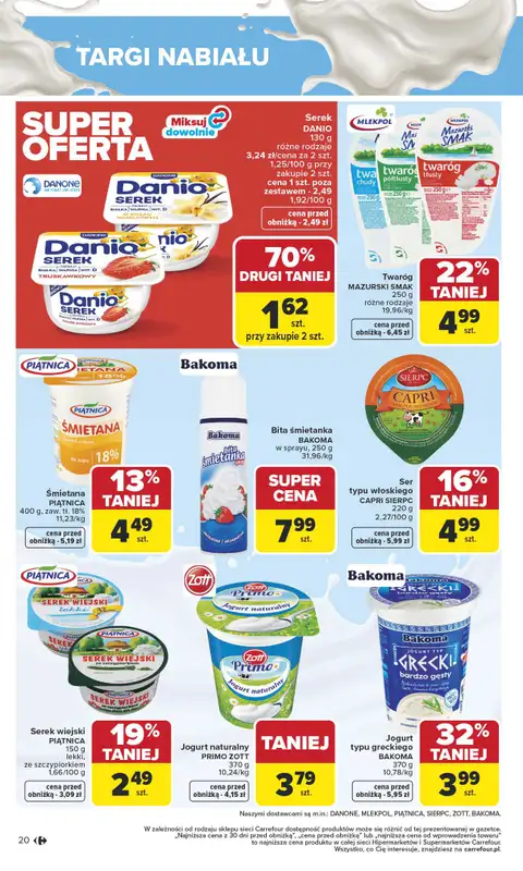 Carrefour Market - gazetka promocyjna Gazetka Carrefour Market od poniedziałku od poniedziałku 19.01 do niedzieli 25.01 - strona 22