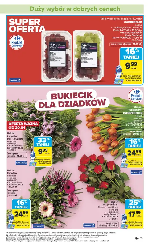 Carrefour Market - gazetka promocyjna Gazetka Carrefour Market od poniedziałku od poniedziałku 19.01 do niedzieli 25.01 - strona 15