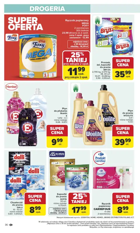 Carrefour Market - gazetka promocyjna Gazetka Carrefour Market od poniedziałku od poniedziałku 19.01 do niedzieli 25.01 - strona 38