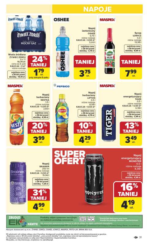 Carrefour Market - gazetka promocyjna Gazetka Carrefour Market od poniedziałku  do niedzieli 25.01 - strona 33