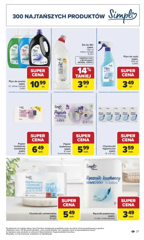 Carrefour Market - gazetka promocyjna Gazetka Produkt Carrefour od poniedziałku od poniedziałku 19.01 do soboty 31.01 - strona 27