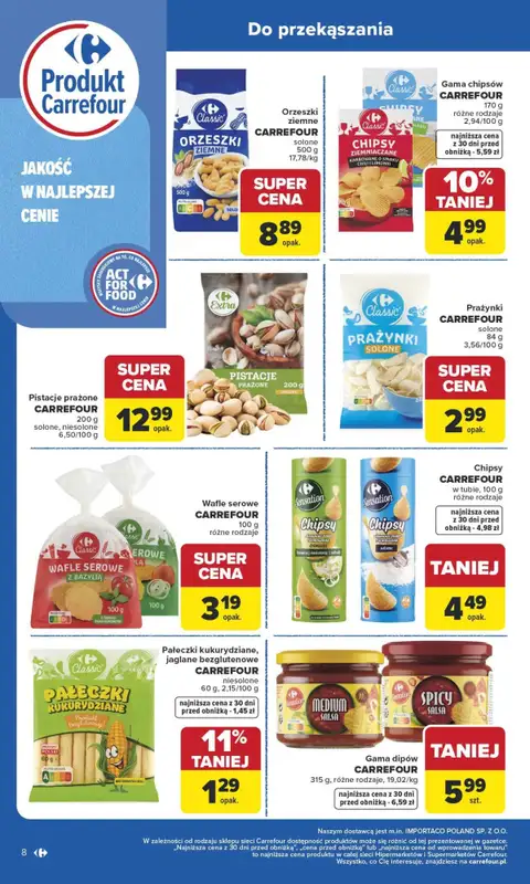 Carrefour Market - gazetka promocyjna Gazetka Produkt Carrefour od poniedziałku od poniedziałku 19.01 do soboty 31.01 - strona 8
