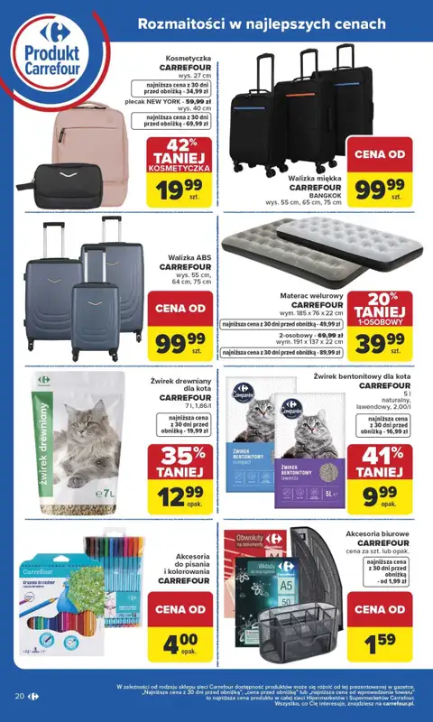 Carrefour Market - gazetka promocyjna Gazetka Produkt Carrefour od poniedziałku od poniedziałku 19.01 do soboty 31.01 - strona 20