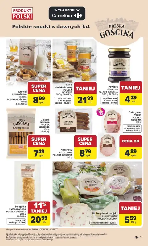 Carrefour Market - gazetka promocyjna Gazetka Produkt Carrefour od poniedziałku od poniedziałku 19.01 do soboty 31.01 - strona 17