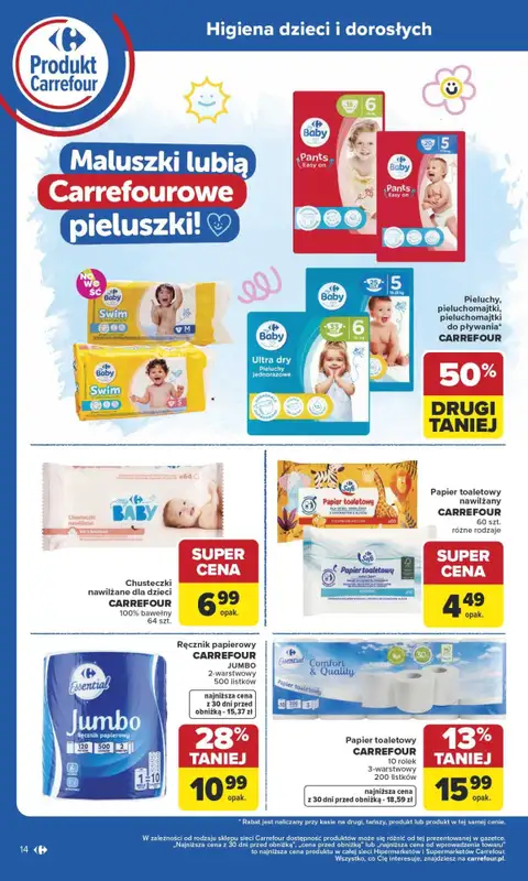 Carrefour Market - gazetka promocyjna Gazetka Produkt Carrefour od poniedziałku od poniedziałku 19.01 do soboty 31.01 - strona 14