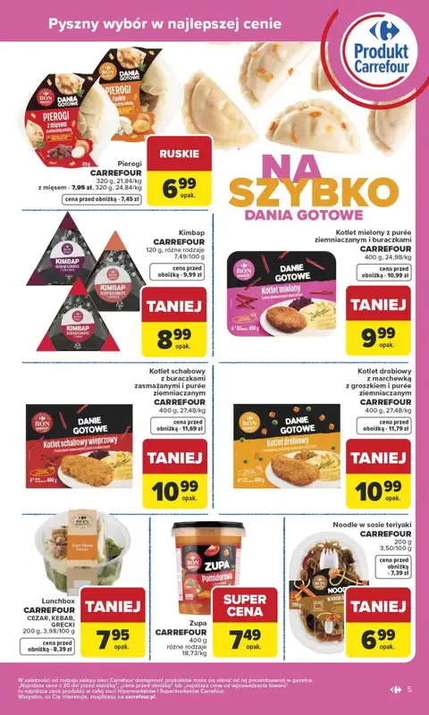 Carrefour Market - gazetka promocyjna Gazetka Produkt Carrefour od poniedziałku od poniedziałku 19.01 do soboty 31.01 - strona 5