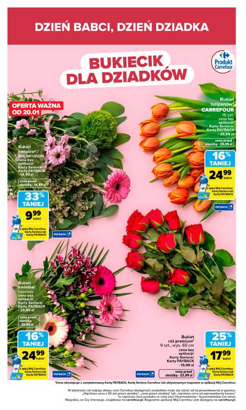 Carrefour Market - gazetka promocyjna Gazetka Dzień Babci i Dziadka  do niedzieli 25.01 - strona 4
