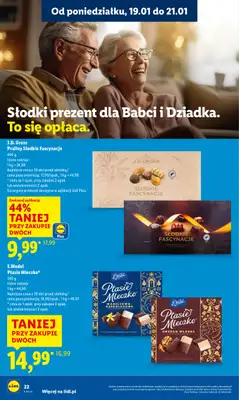 Lidl - gazetka promocyjna Oferta od poniedziałku od poniedziałku 19.01 do środy 21.01 - strona 22