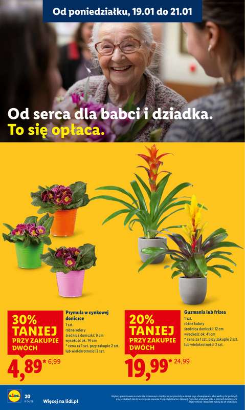 Lidl - gazetka promocyjna Oferta od poniedziałku od poniedziałku 19.01 do środy 21.01 - strona 20