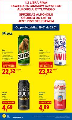 Lidl - gazetka promocyjna Oferta od poniedziałku od poniedziałku 19.01 do środy 21.01 - strona 58