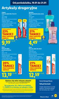 Lidl - gazetka promocyjna Oferta od poniedziałku od poniedziałku 19.01 do środy 21.01 - strona 69