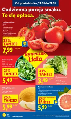 Lidl - gazetka promocyjna Oferta od poniedziałku od poniedziałku 19.01 do środy 21.01 - strona 26