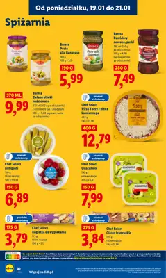Lidl - gazetka promocyjna Oferta od poniedziałku od poniedziałku 19.01 do środy 21.01 - strona 60