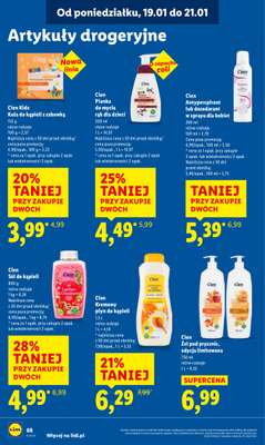 Lidl - gazetka promocyjna Oferta od poniedziałku od poniedziałku 19.01 do środy 21.01 - strona 68