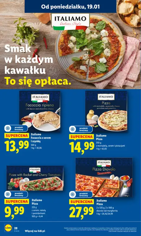 Lidl - gazetka promocyjna Oferta od poniedziałku od poniedziałku 19.01 do środy 21.01 - strona 28