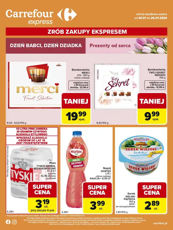 Carrefour Express - gazetka promocyjna Gazetka Express od wtorku 20.01 do poniedziałku 26.01 - strona 2