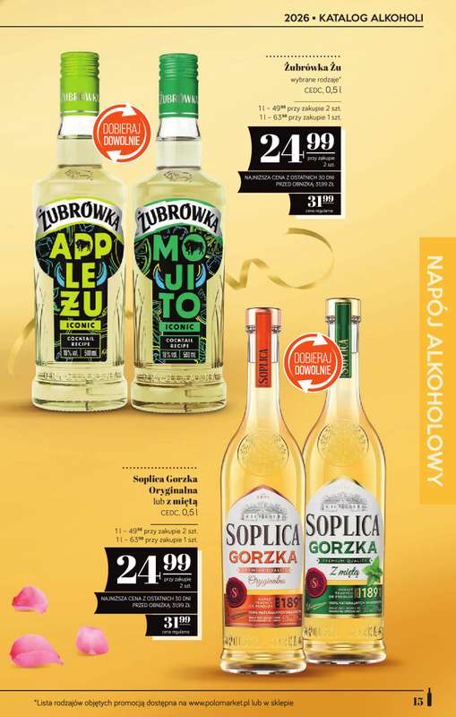 POLOmarket - gazetka promocyjna Katalog alkoholowy  do środy 04.02 - strona 15
