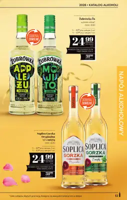 POLOmarket - gazetka promocyjna Katalog alkoholowy  do środy 04.02 - strona 15