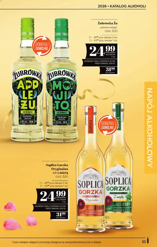 POLOmarket - gazetka promocyjna Katalog alkoholowy  do środy 04.02 - strona 15