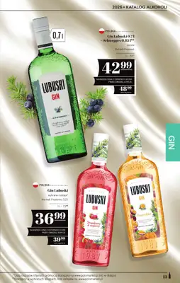 POLOmarket - gazetka promocyjna Katalog alkoholowy  do środy 04.02 - strona 13