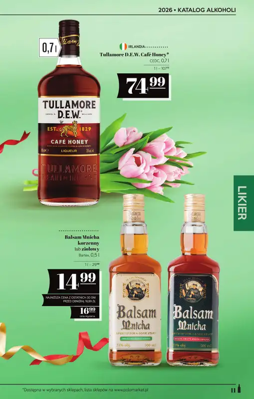 POLOmarket - gazetka promocyjna Katalog alkoholowy  do środy 04.02 - strona 11