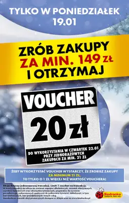 Biedronka - gazetka promocyjna Od poniedziałku od poniedziałku 19.01 do soboty 24.01 - strona 2