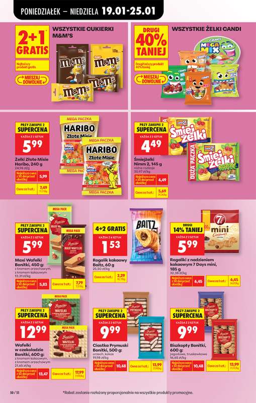 Biedronka - gazetka promocyjna Od poniedziałku od poniedziałku 19.01 do soboty 24.01 - strona 60