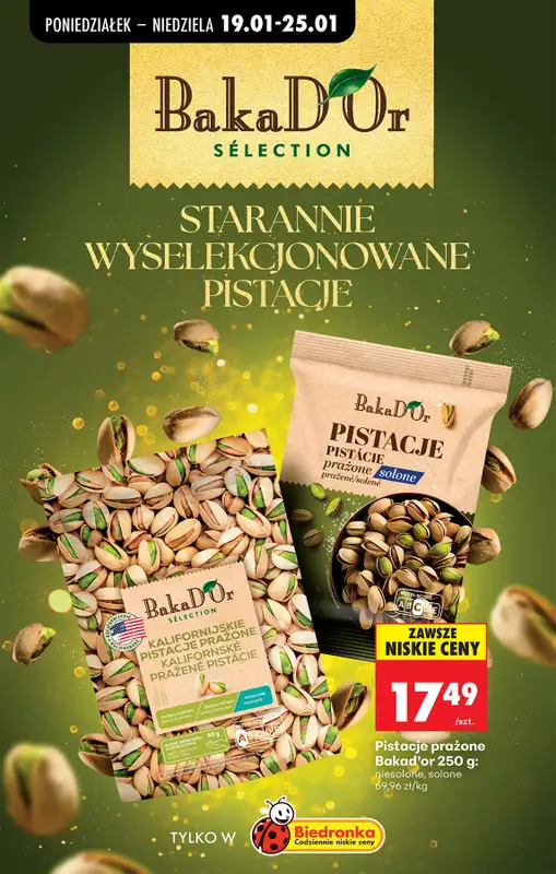 Biedronka - gazetka promocyjna Od poniedziałku od poniedziałku 19.01 do soboty 24.01 - strona 62