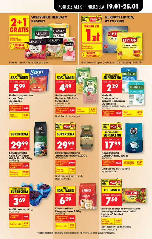 Biedronka - gazetka promocyjna Od poniedziałku od poniedziałku 19.01 do soboty 24.01 - strona 59