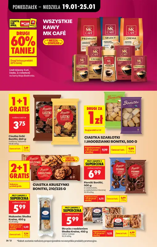 Biedronka - gazetka promocyjna Od poniedziałku, Z ladą tradycyjną od poniedziałku 19.01 do soboty 24.01 - strona 22