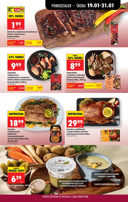 Biedronka - gazetka promocyjna Od poniedziałku, Z ladą tradycyjną od poniedziałku 19.01 do soboty 24.01 - strona 43