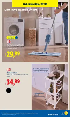 Lidl - gazetka promocyjna Katalog od poniedziałku 26.01 do soboty 31.01 - strona 35