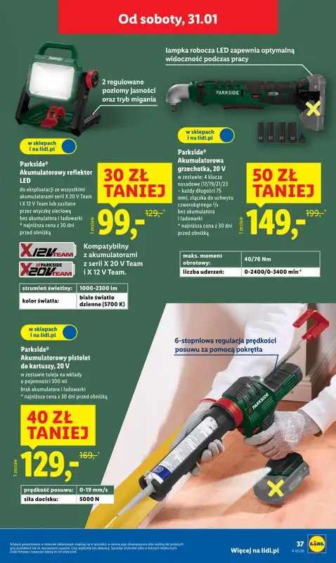 Lidl - gazetka promocyjna Katalog od poniedziałku 26.01 do soboty 31.01 - strona 43