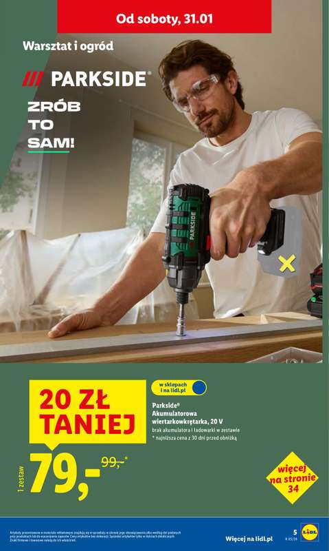 Lidl - gazetka promocyjna Katalog od poniedziałku 26.01 do soboty 31.01 - strona 5
