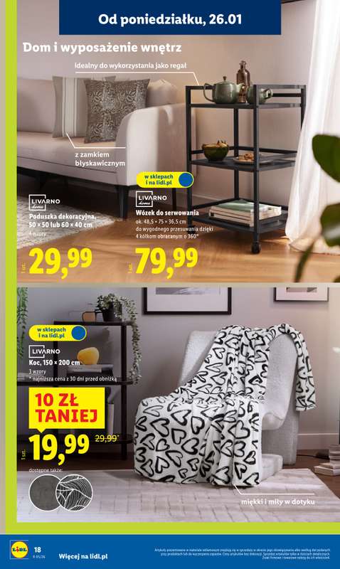 Lidl - gazetka promocyjna Katalog od poniedziałku 26.01 do soboty 31.01 - strona 18