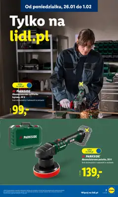 Lidl - gazetka promocyjna Katalog od poniedziałku 26.01 do soboty 31.01 - strona 7